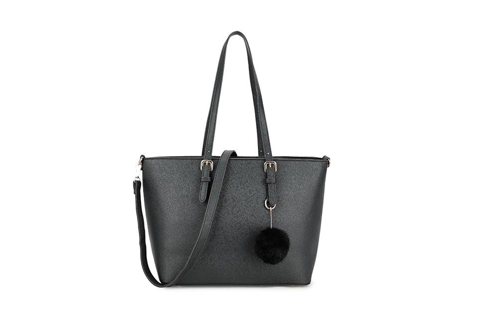 LONG & SON Black Medium tote bag