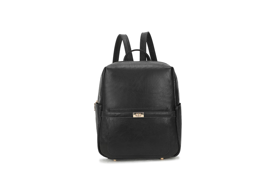 Long & Son Medium Black Ruck sack