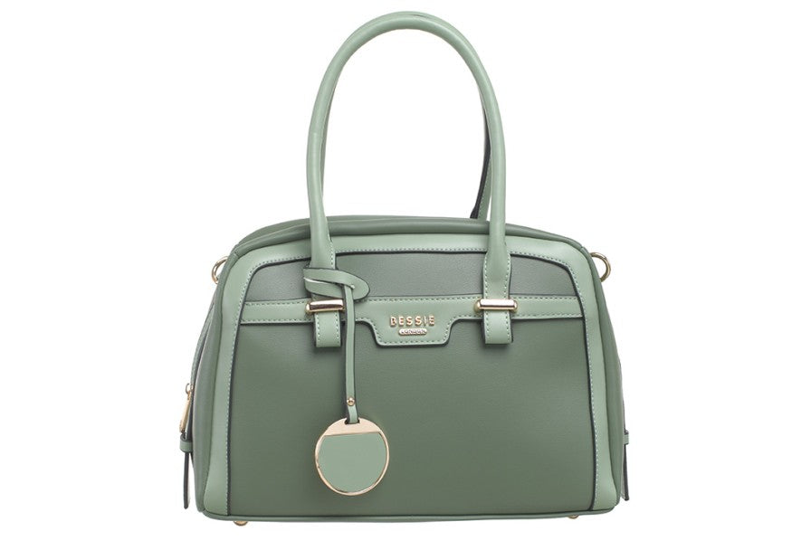 BESSIE LONDON COLOURBLOCK DOME CONVERTIBLE BAG