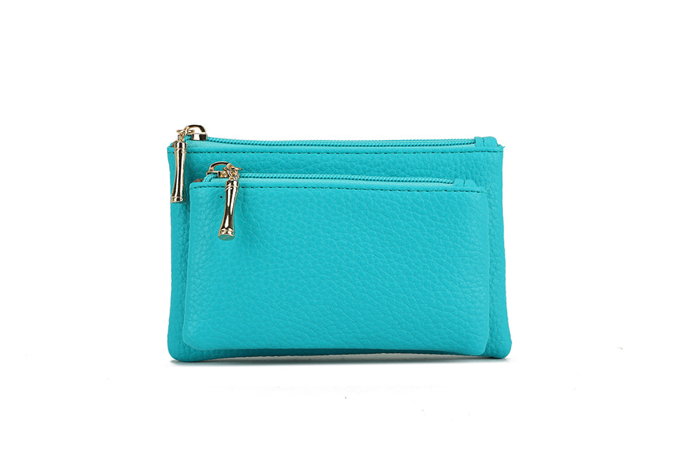 LONG & SON TEAL PURSE