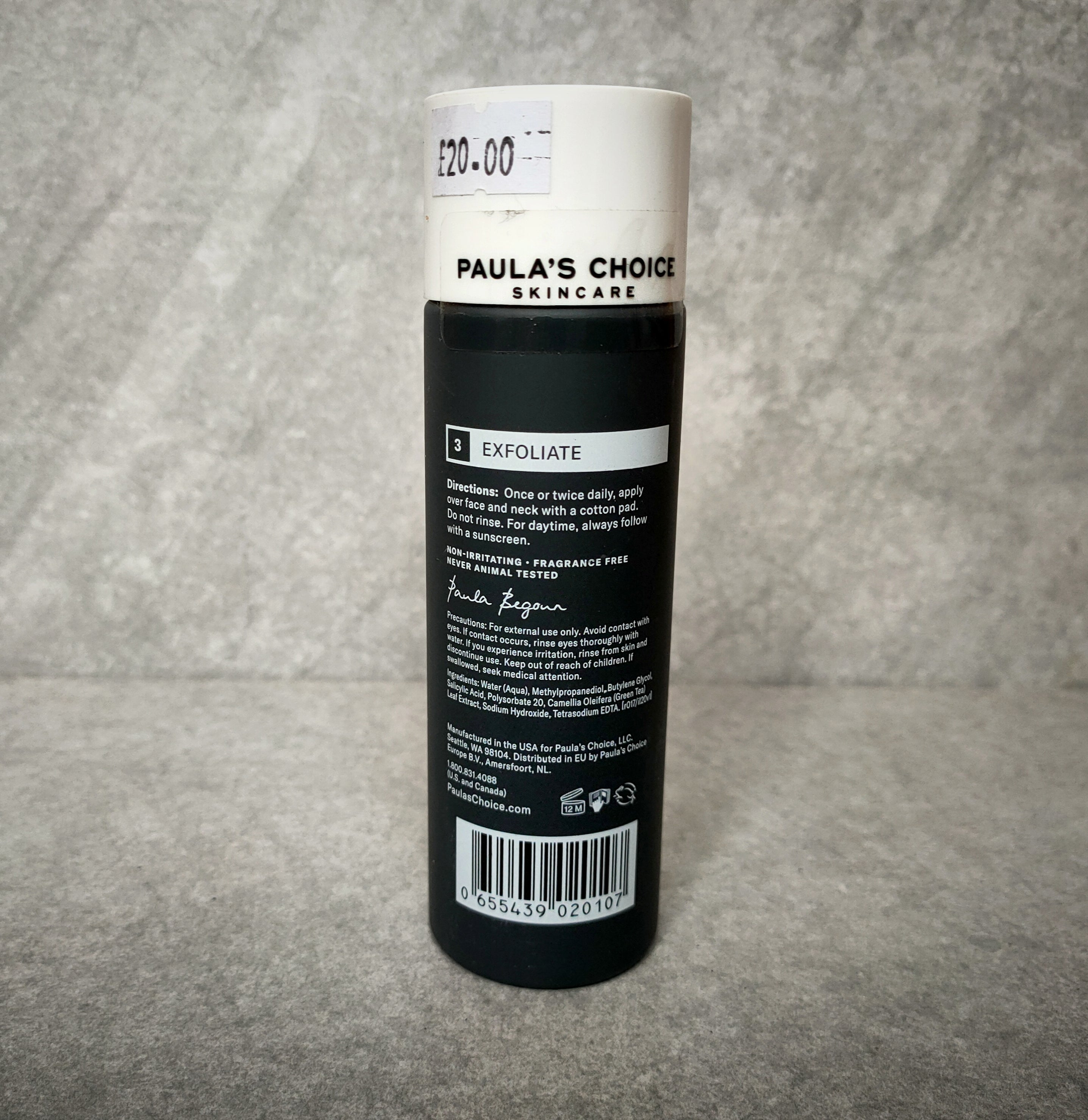 Paula's choice exfoliant