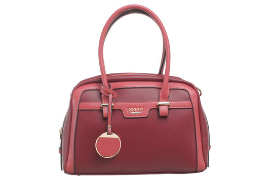 BESSIE LONDON COLOURBLOCK DOME CONVERTIBLE BAG