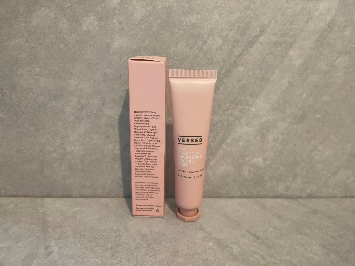 Versed - overnight facial peel