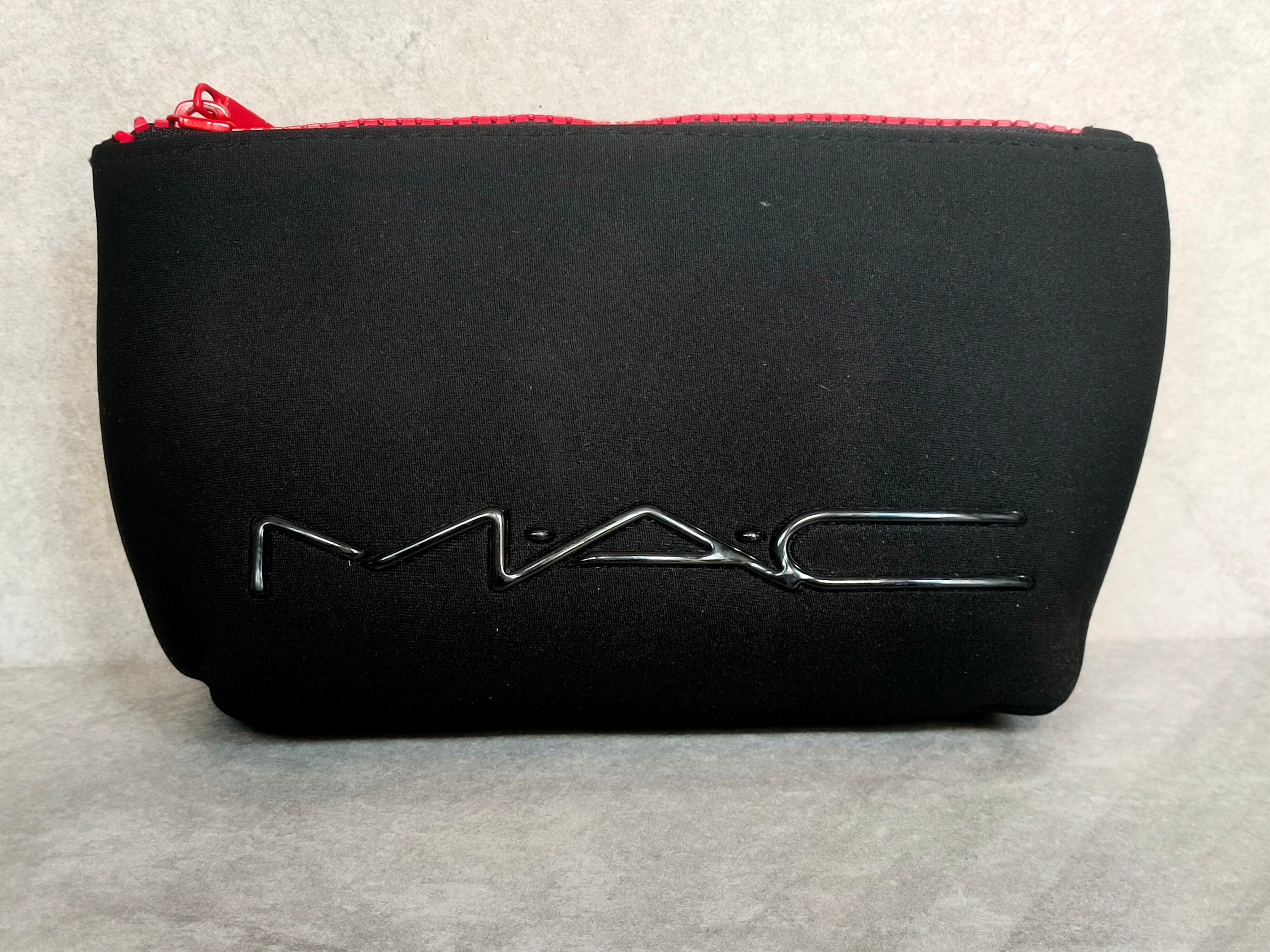 MAC- makeup bag (red zip)