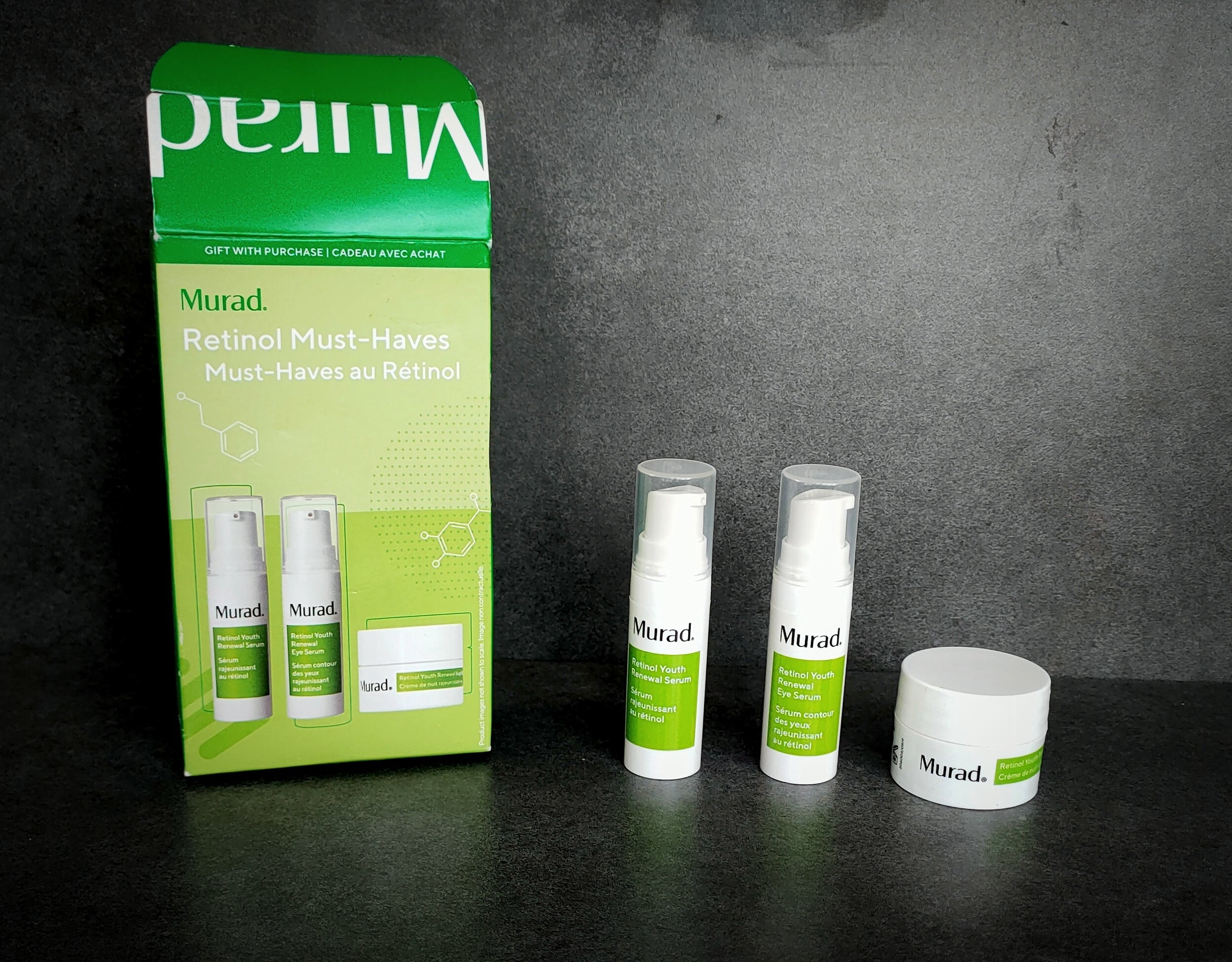 Murad retinol must-haves set