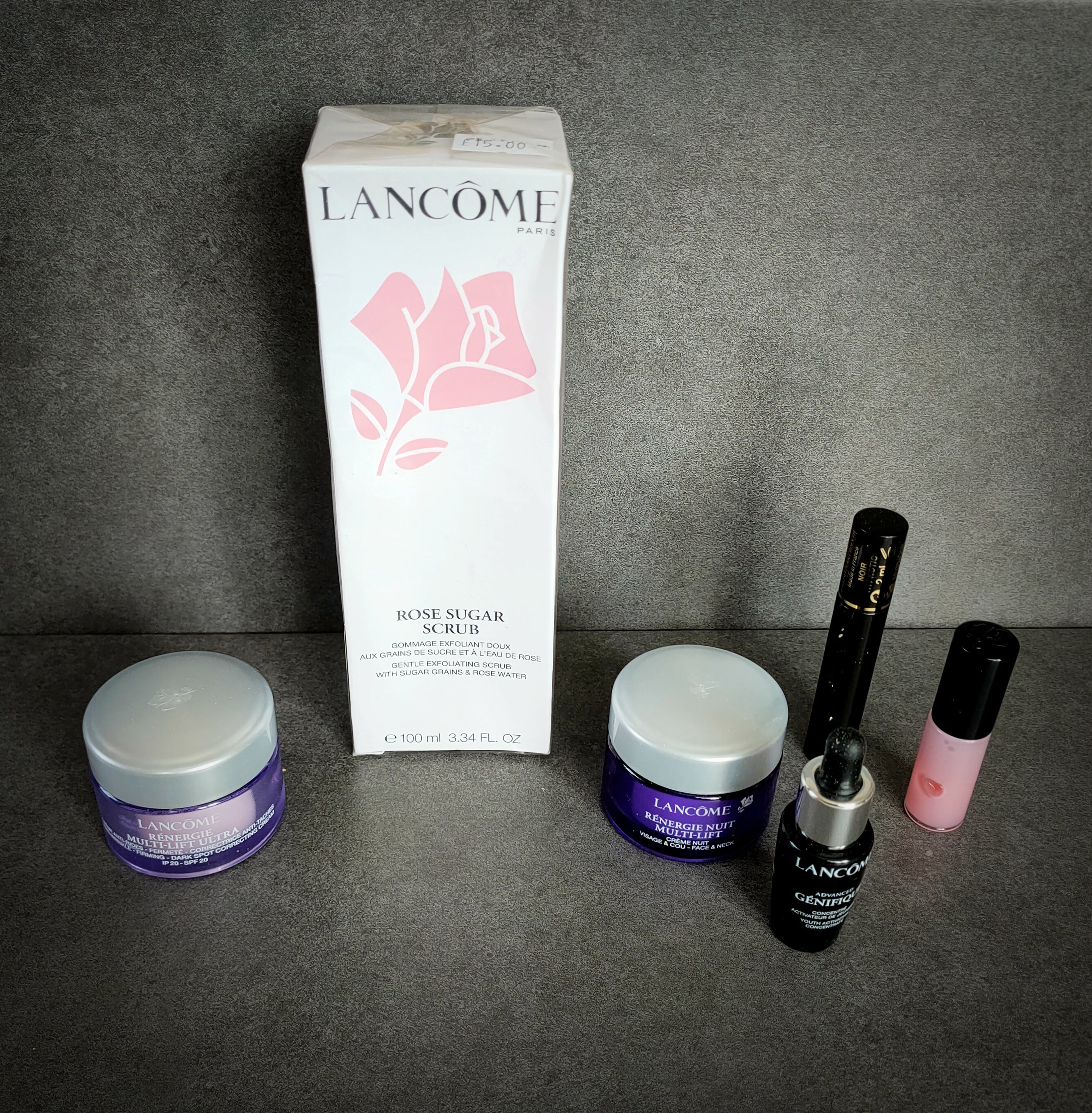 Lancome sugar scrub set