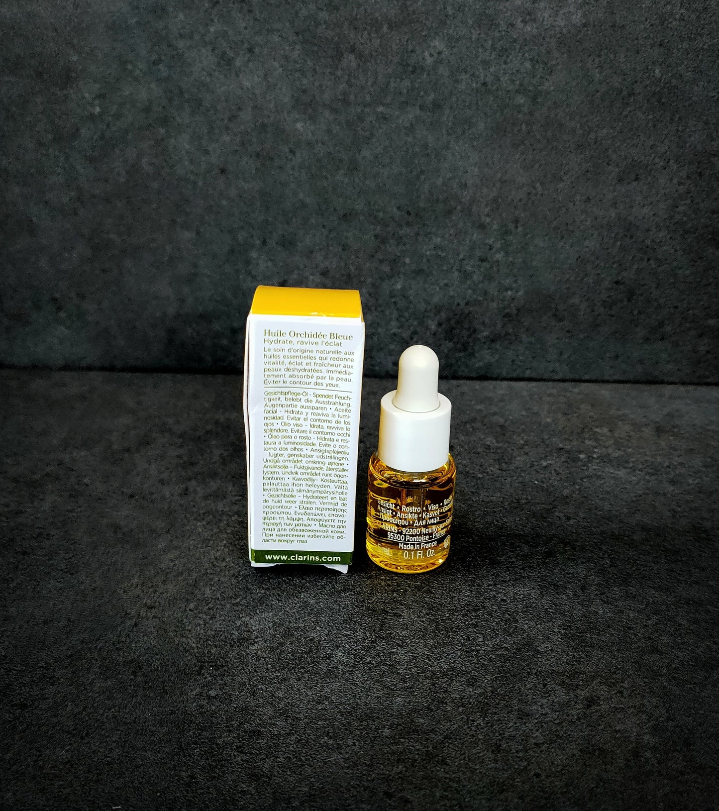 Clarins blue orchid treatment oil