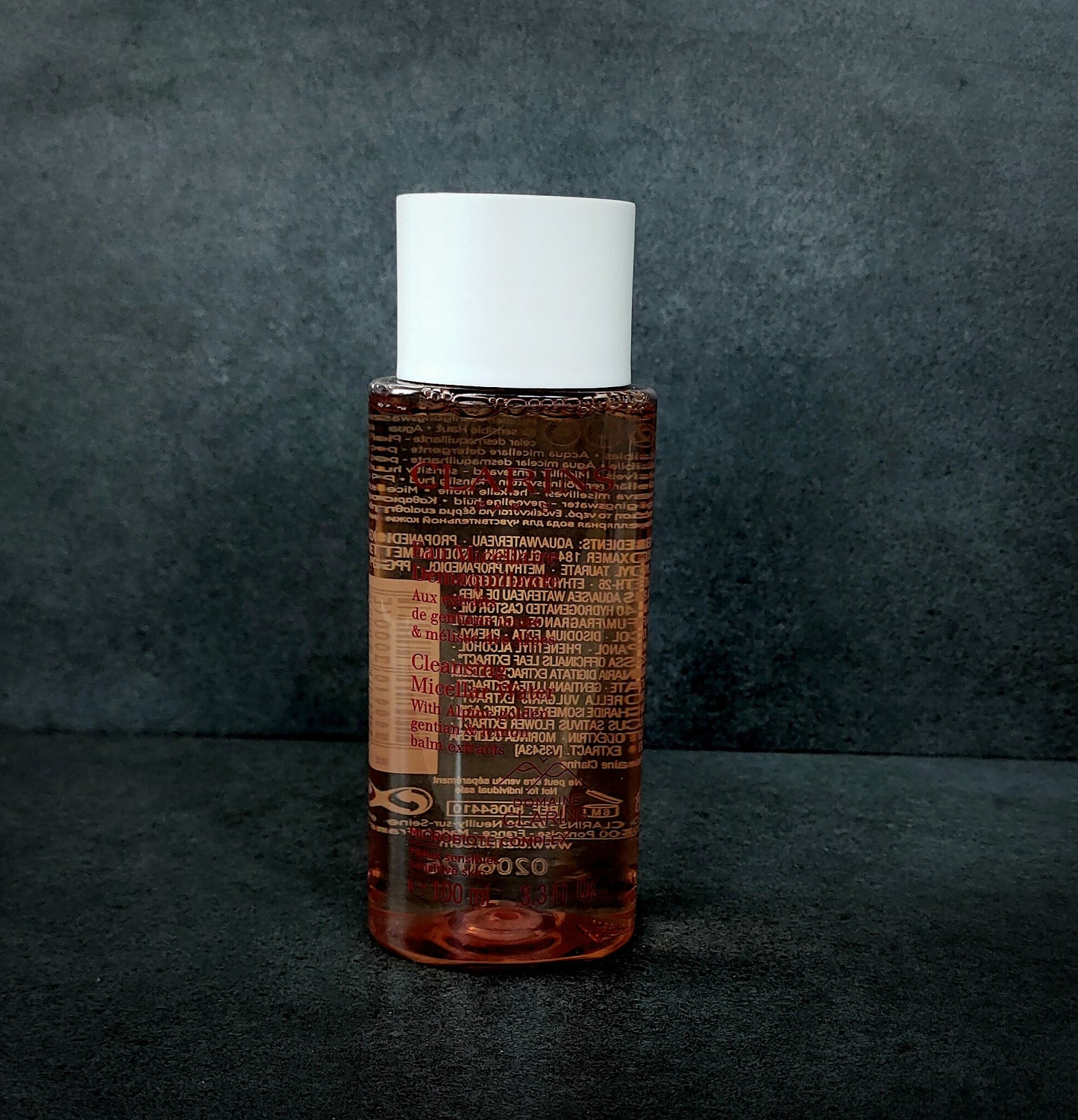 Clarins cleansing micellar water