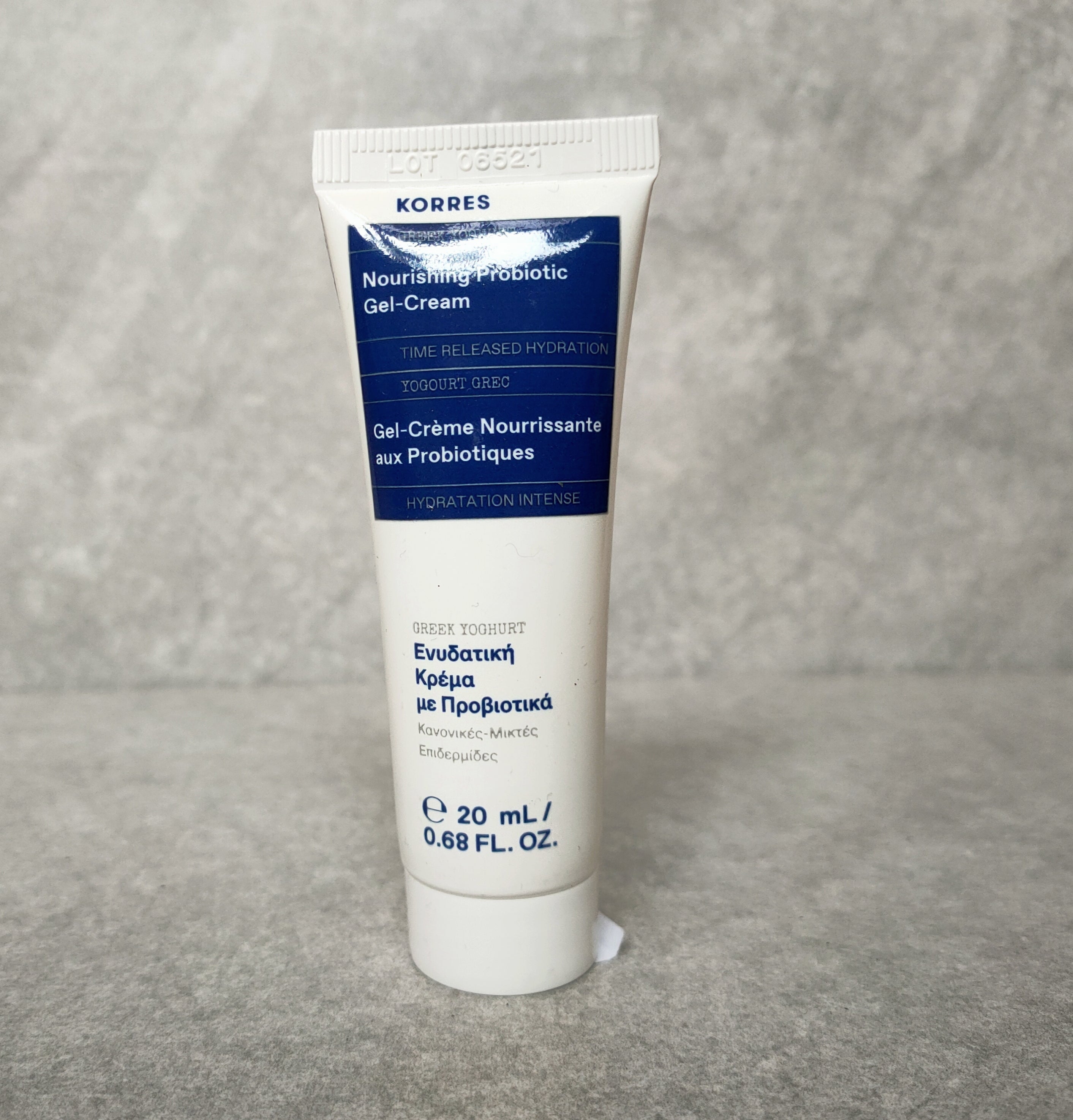 Korres pro-biotic nourishing gel cream