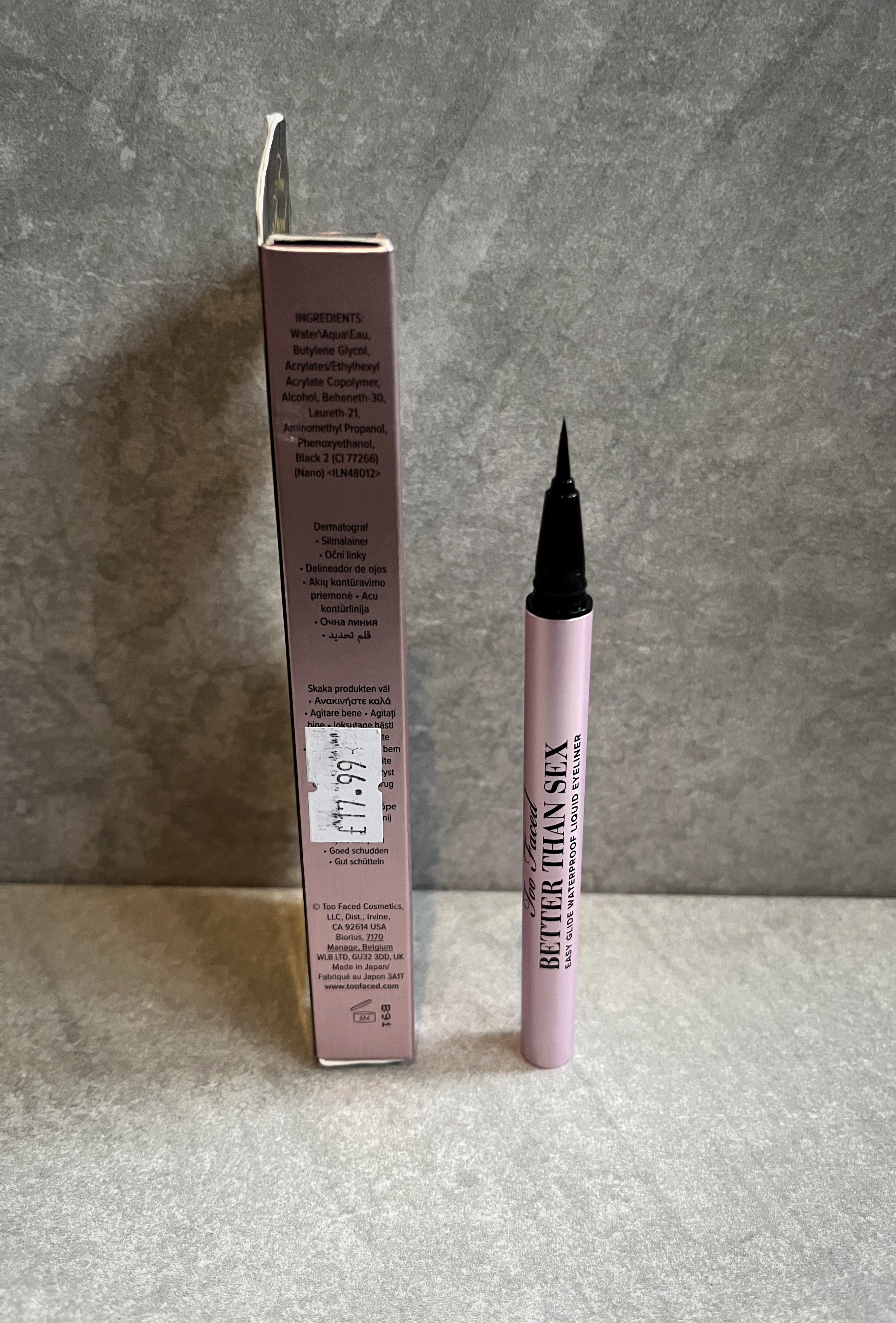 Too faced better than sex eyeliner