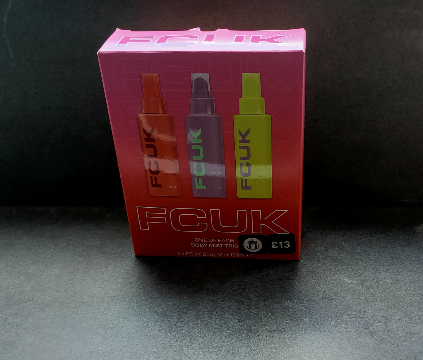 Fcuk trio body mist set